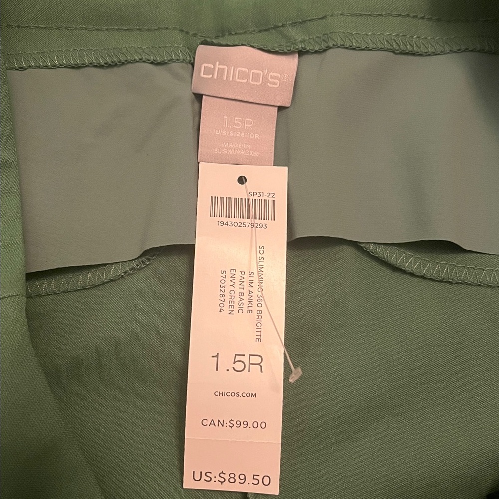 NWT Chico’s Slimming Pants - Picture 3 of 5